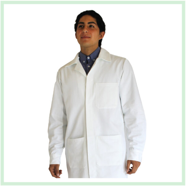 Bata Blanca Básica Unisex